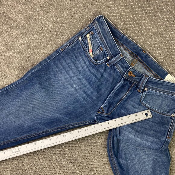 Diesel Larkee Jeans Men's 30 x 30 Fits 32 x 30 Blue Regular Straight ORUS6 - Picture 12 of 13